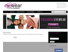 Tablet Screenshot of eyewearatthehamptons.com